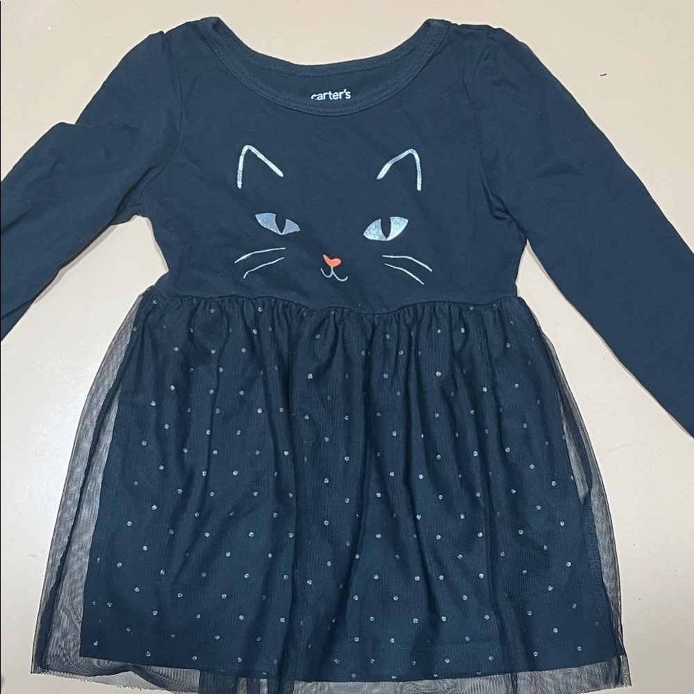 Carter's Black Cat Dress